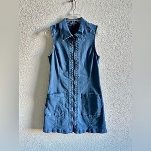 Sharagano  |  Denim Blue Dress